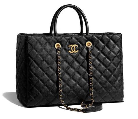 chanel shopping bag price|chanel bag with prices.